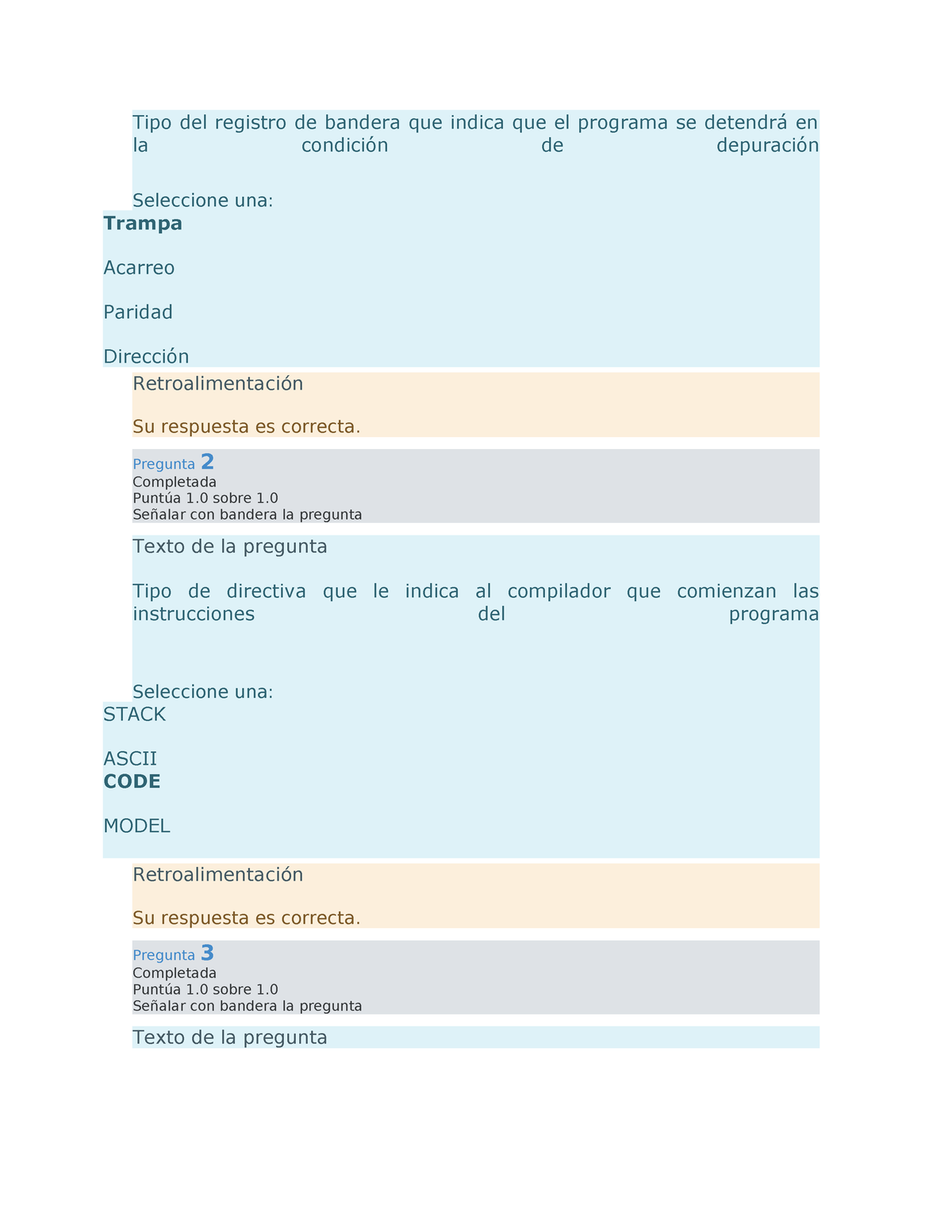 Lenguaje Ensamblador Semana 3 - Tipo Del Registro De Bandera Que Indica ...