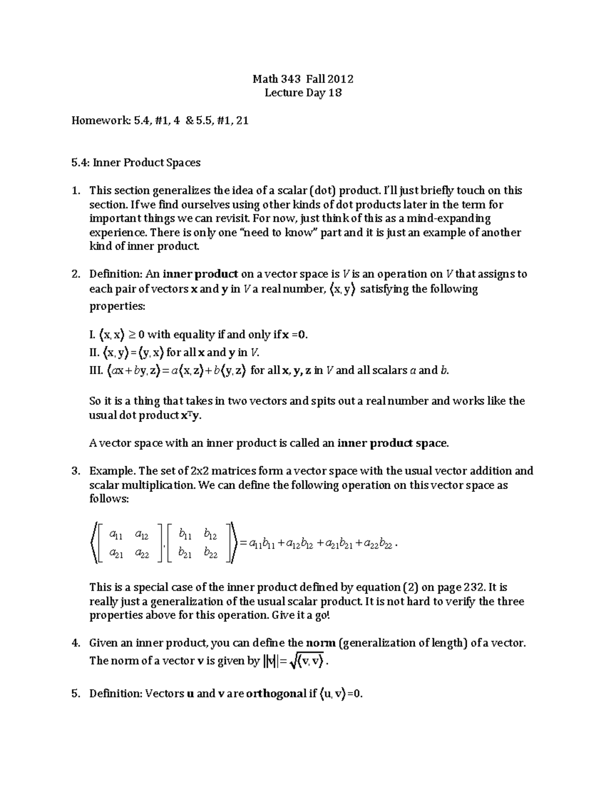 Math 343 F12 Day 18 Homework - Math 343 Fall 2012 Lecture Day 18 ...