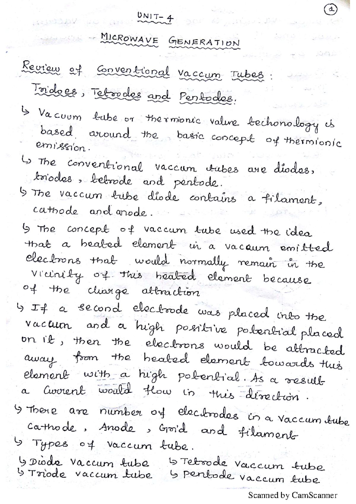RF and MW Engg Unit-4 Notes P1 - RF and Microwave Engineering - Studocu