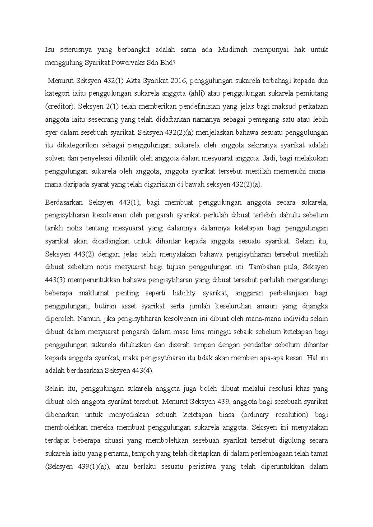 Winding Up Notes Company Law Ii Partnership And Company Law Ii Ukm Studocu
