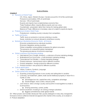 Marketing Exam 1 Guide - Google Docs - Review Guide - Studocu