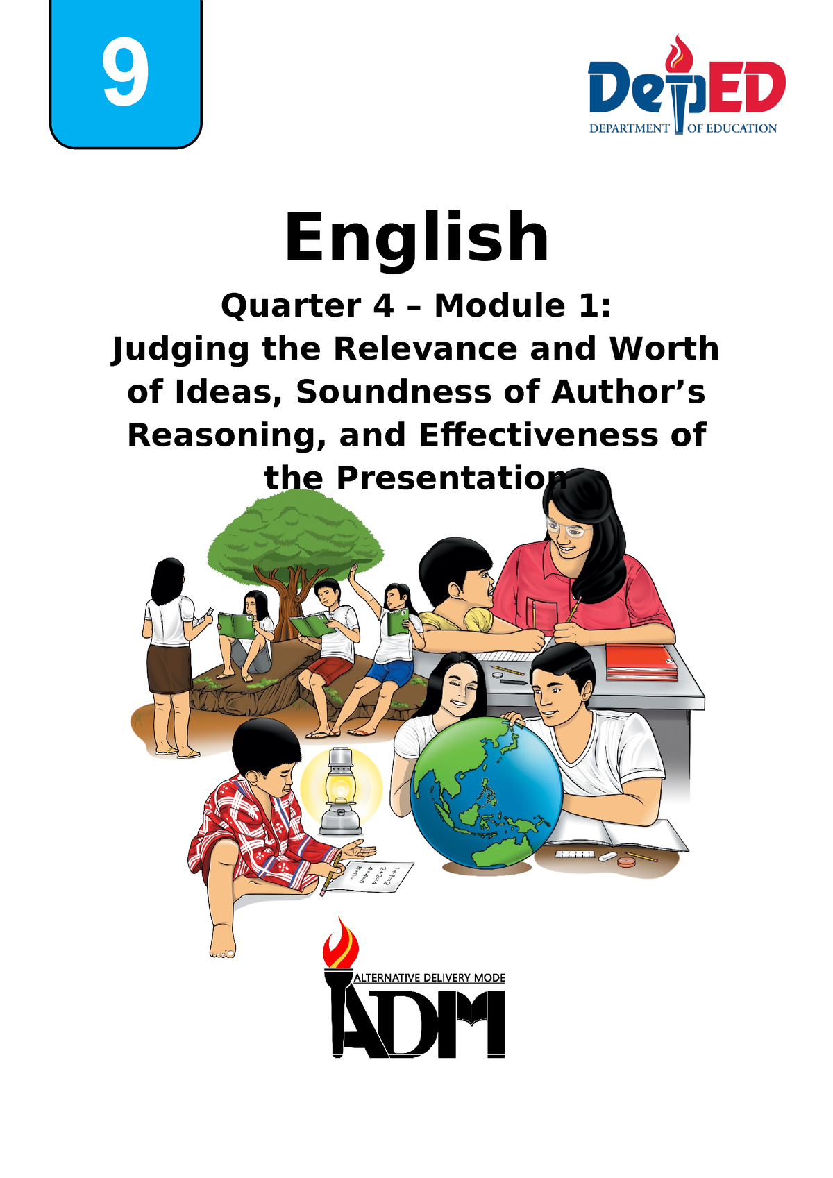 English 9 Quarter 4 Module 3 - English Quarter 4 – Module 1: Judging ...