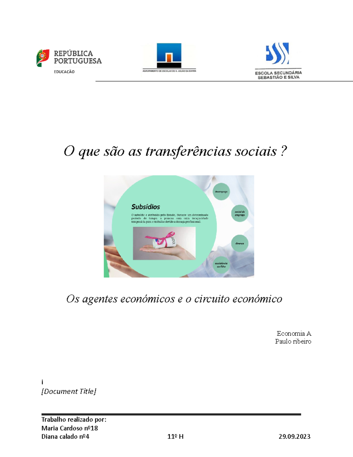 Transferências socias - - Studocu
