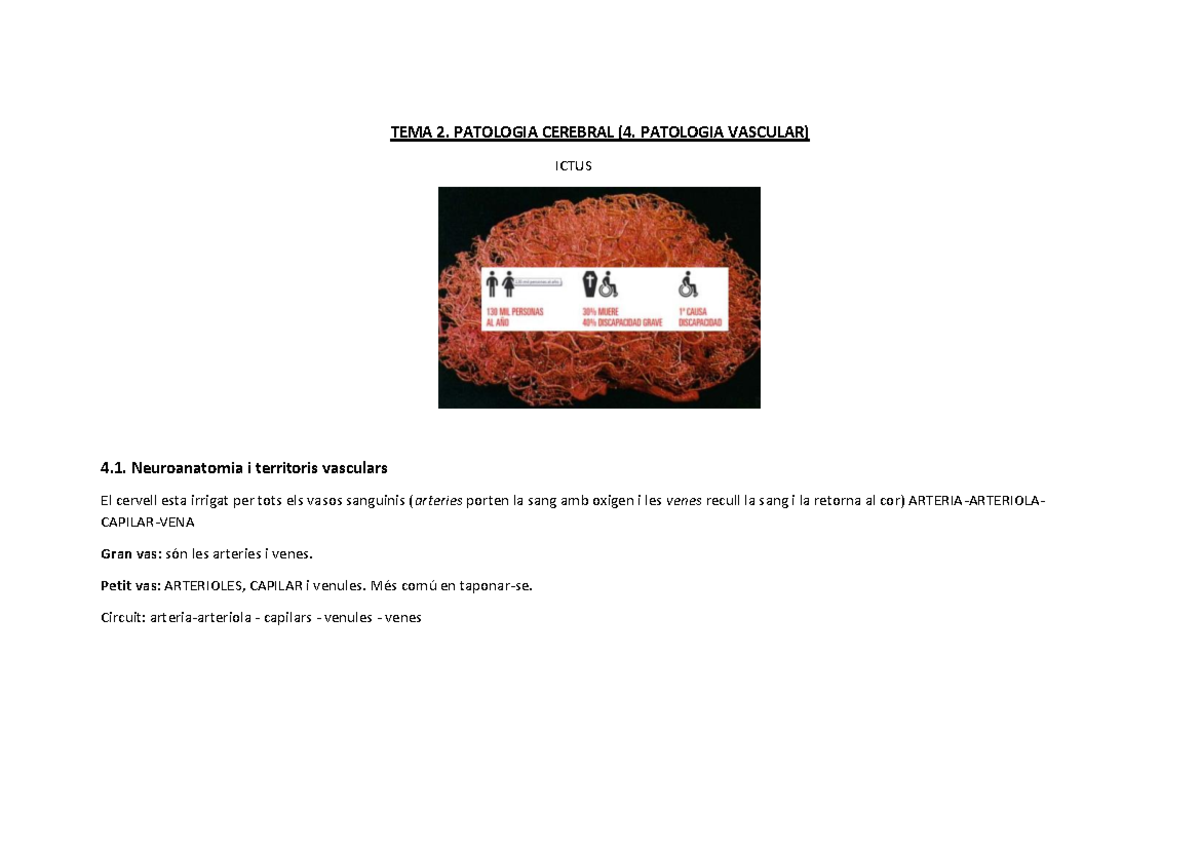 Tema 4 patologia vascular - Warning: TT: undefined function: 32 Warning ...