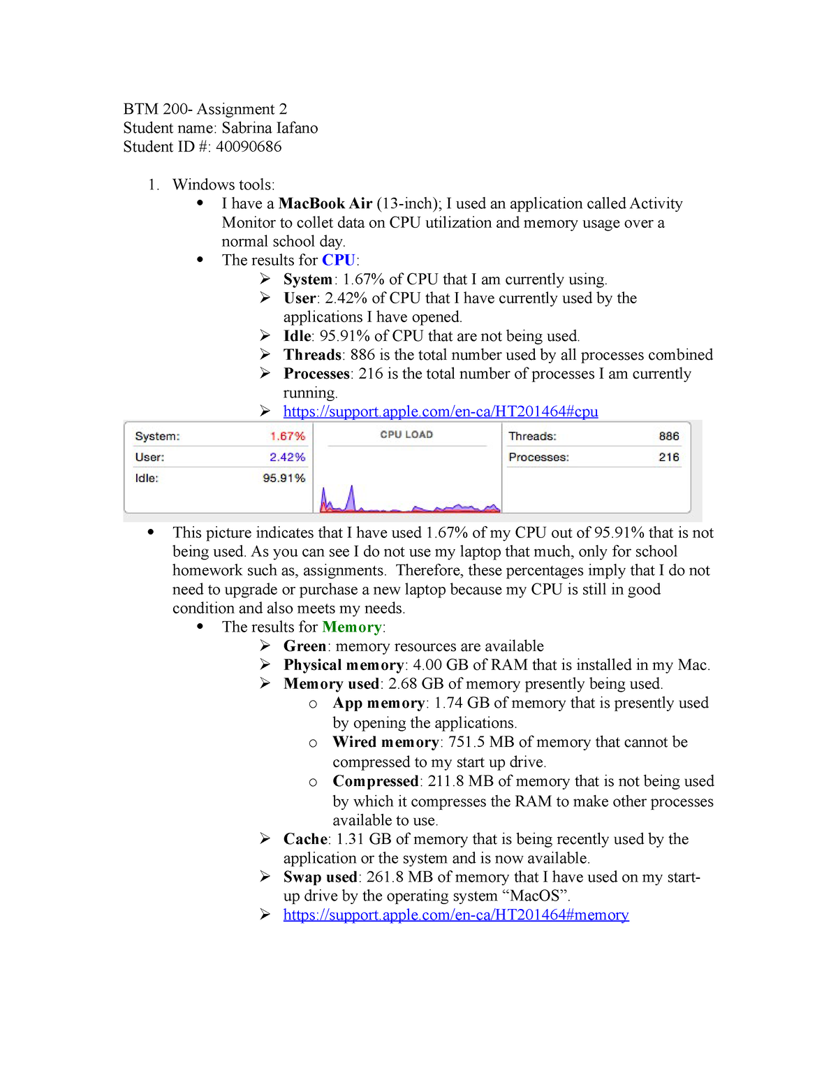 btm 200 assignment 2