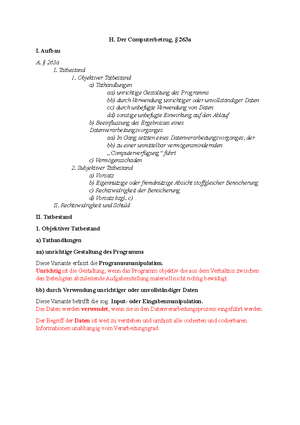 § 434, Sachmangel - Zusammenfassung, Prüfungsschemata Definitionen und ...