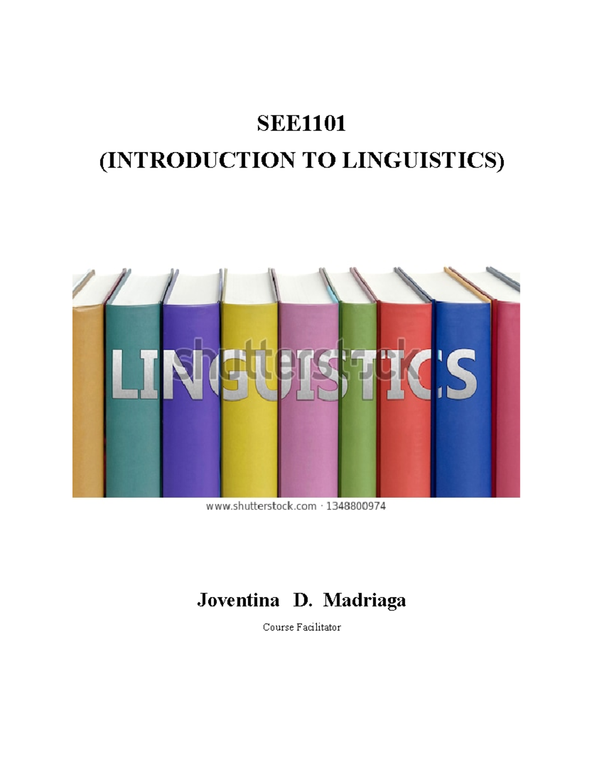 Module-1 - This document is all about the different linguistic features ...