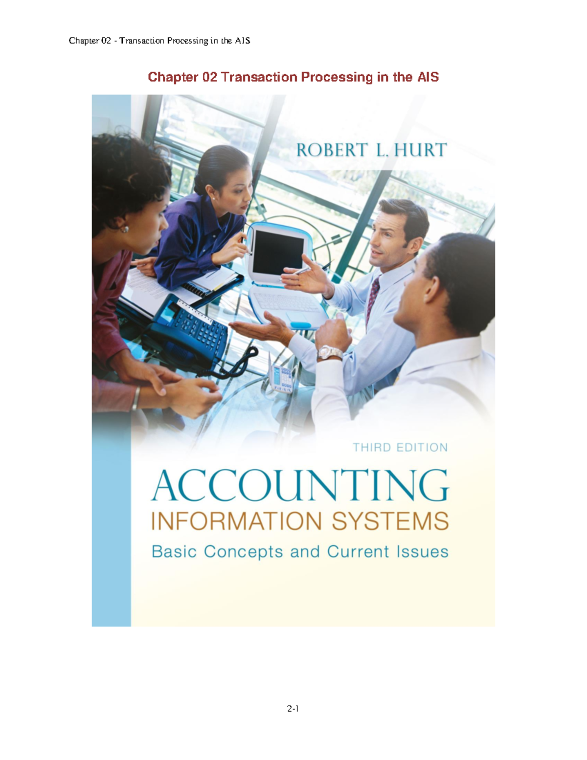 Test Bank And Solution Of Accounting Information Systems 3rd - Chapter ...