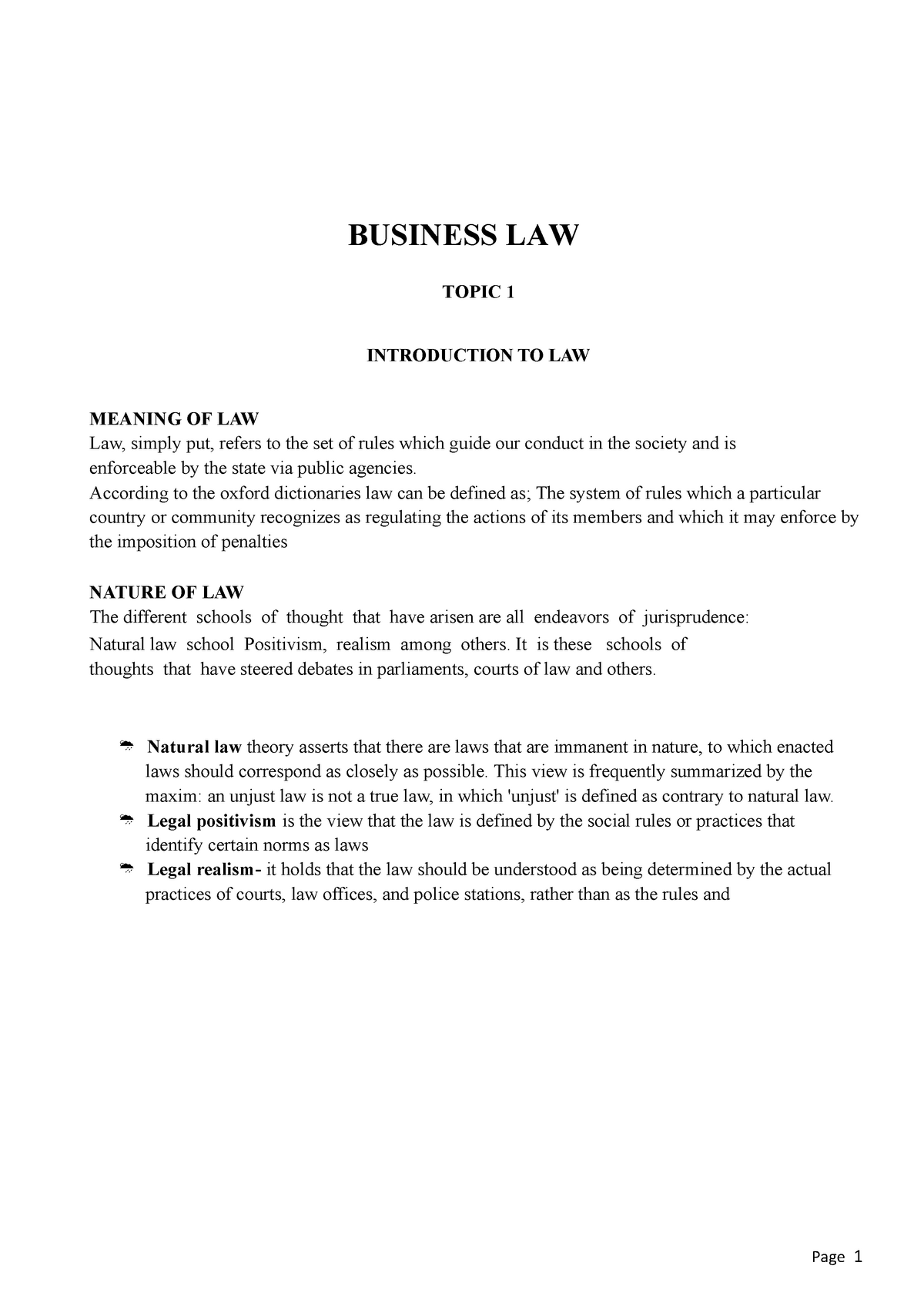 introduction-to-the-law-introduction-to-the-law-meaning-law-is-the