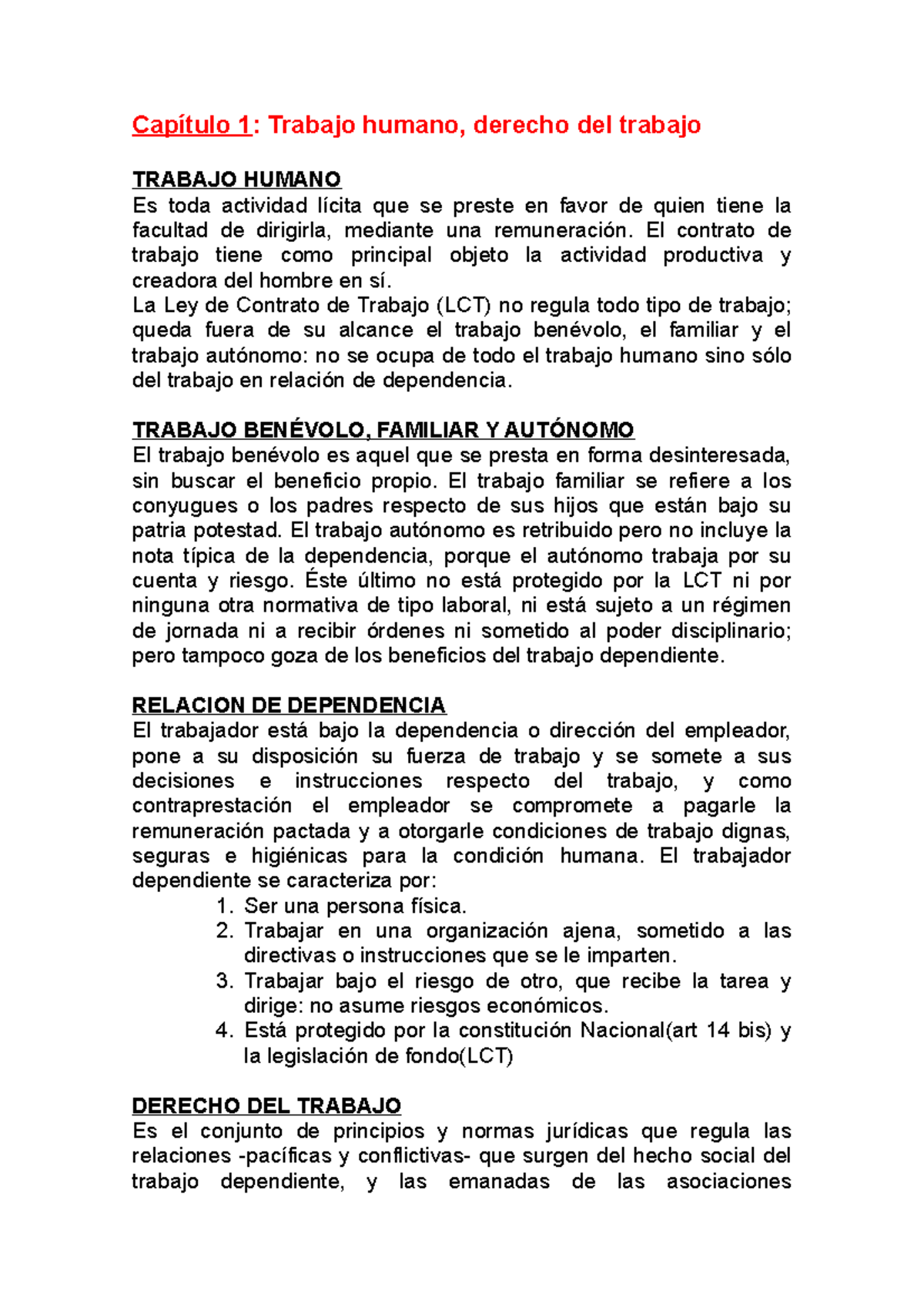 Resumen Primer Parcial Derecho Laboral Y De La Seguridad Social - 1 ...