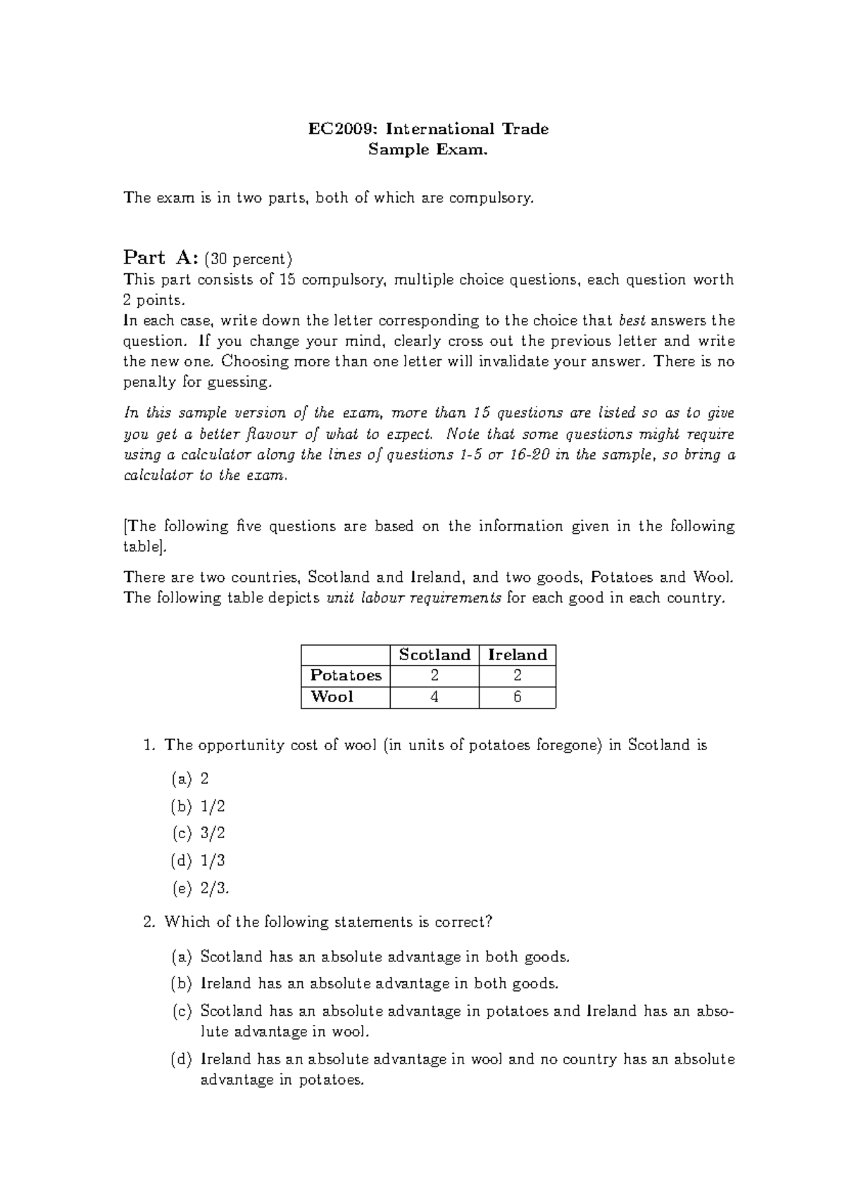 ec2009-exam-sample-ec2009-international-trade-sample-exam-the-exam