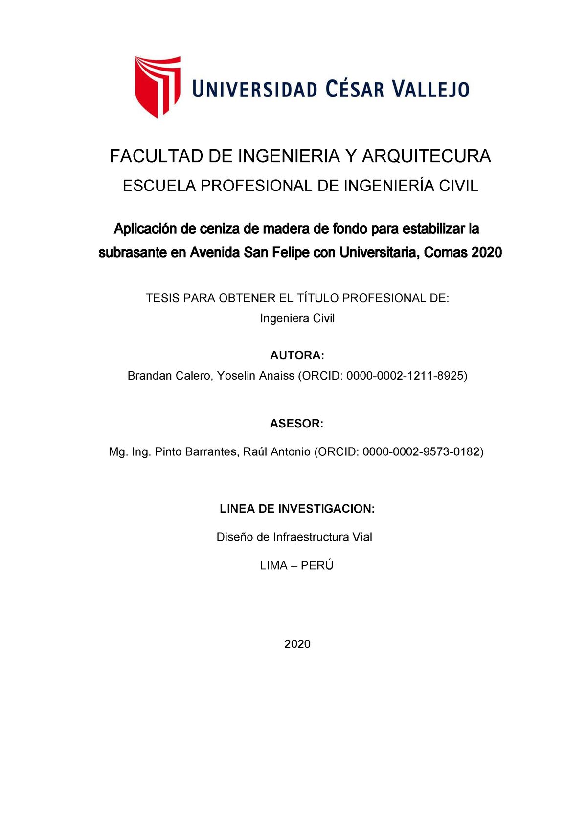 Brandan CYA-SD - Grade: 12 - FACULTAD DE INGENIERIA Y ARQUITECURA ...