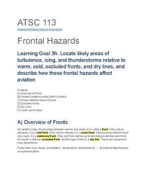 Final Exam Cheat Sheet - ATSC 113 - UBC - Studocu