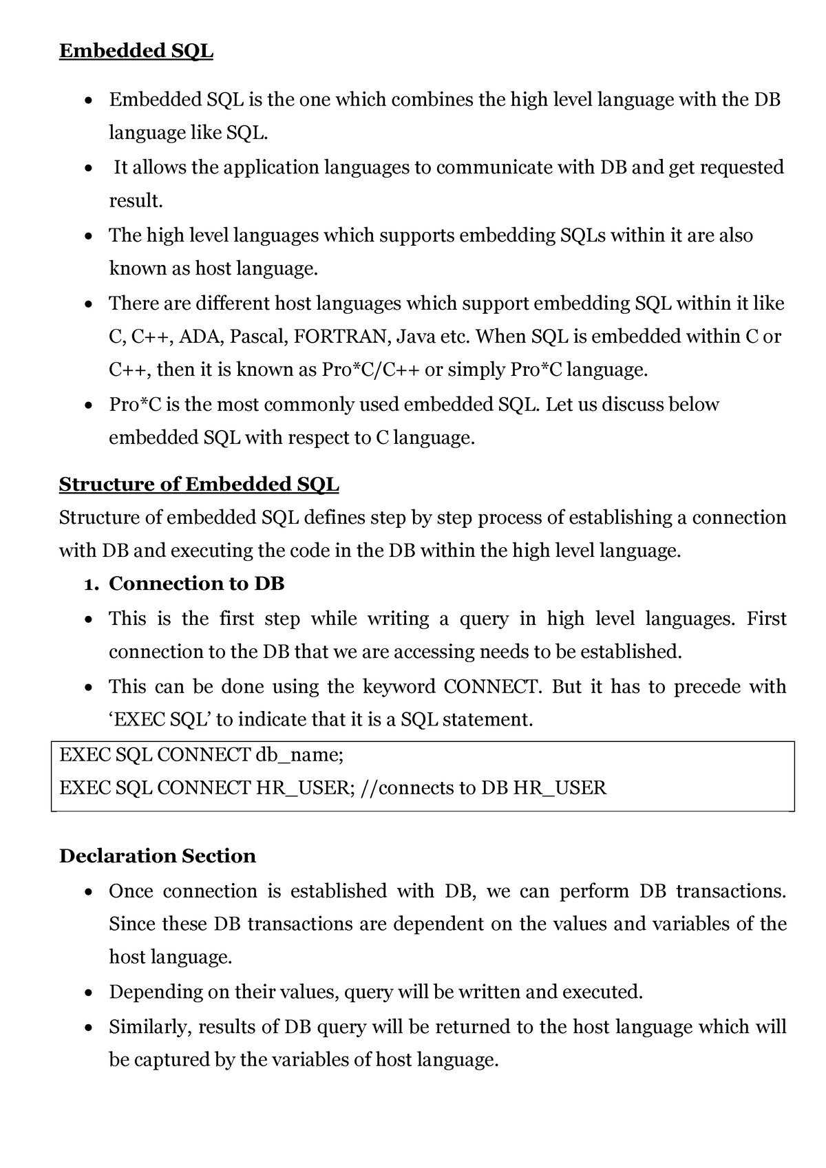 13-embedded-sql-rdbms-notes-chapter-13-embedded-sql-embedded-sql