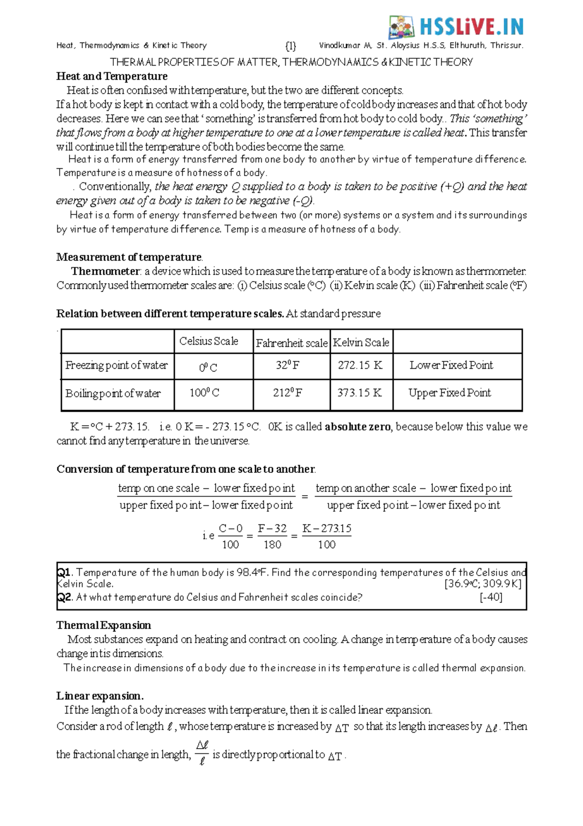 hsslive-plus-one-physics-class-notes-part-iii-thermal-properties-of