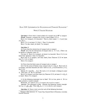 2125 Tutorial 7 Solution - ECON Tutorial problems for Lecture 7 ...