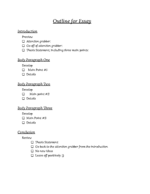 Copy of Compare and Contrast Essay Outline - Comparative Analysis Essay ...