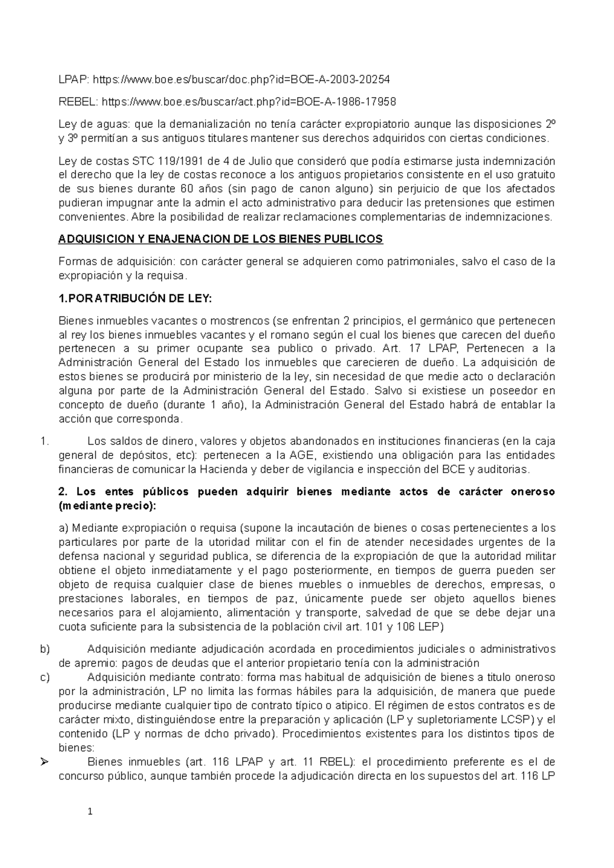 Bienes publicos y obras publicas - LPAP: boe/buscar/doc.php?id=BOE-A ...