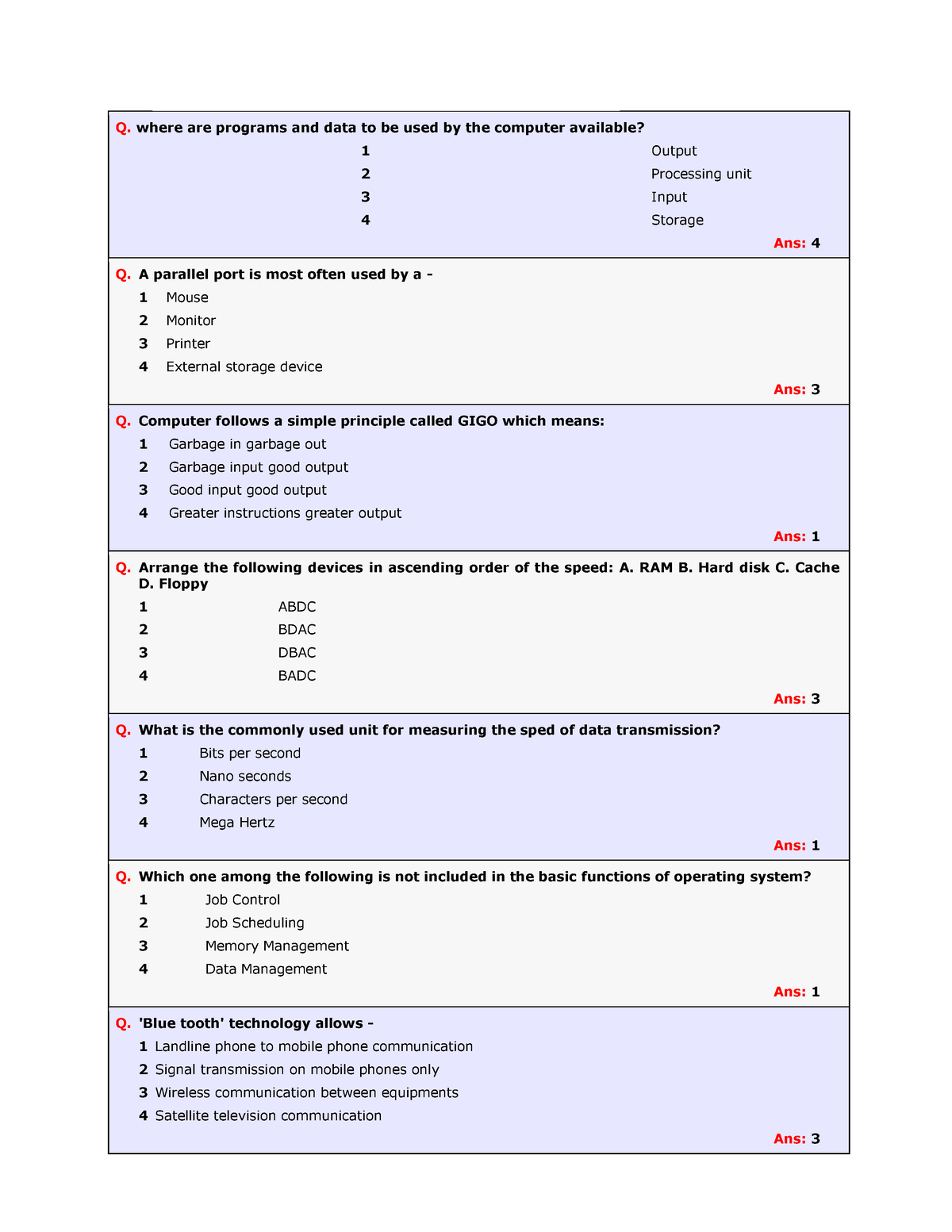 C Programs Are Used In Mcq