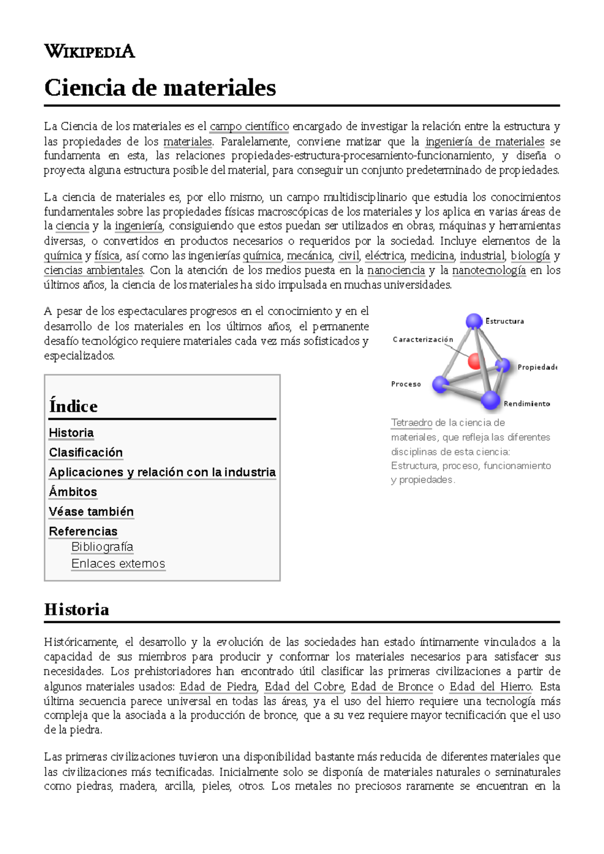 Ciencia De Materiales - Biologia - Tetraedro De La Ciencia De ...