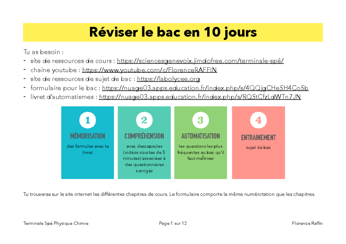 Révise ton bac spe PC - Aide révision pour le BAC général - Réviser le ...