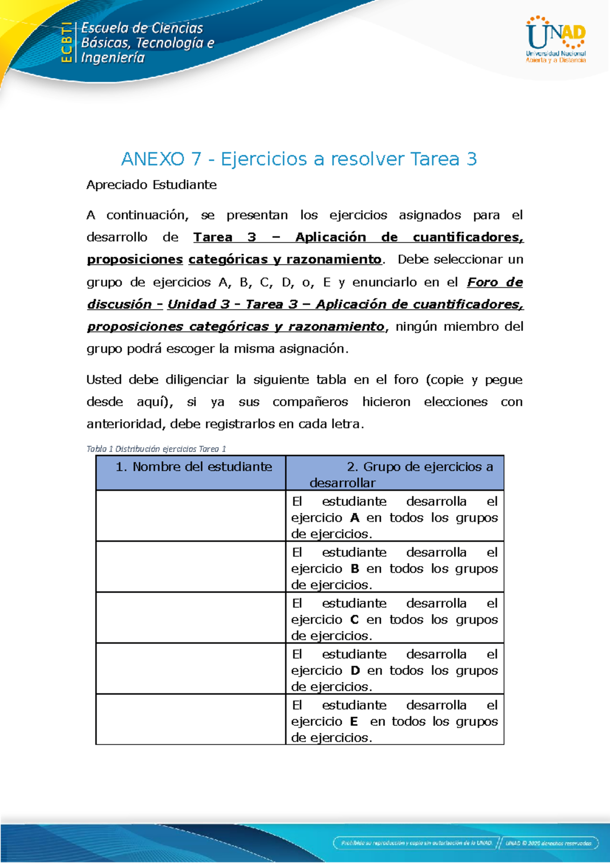 Ejercicios C - Debe seleccionar un grupo de ejercicios A, B, C, D, o, E ...