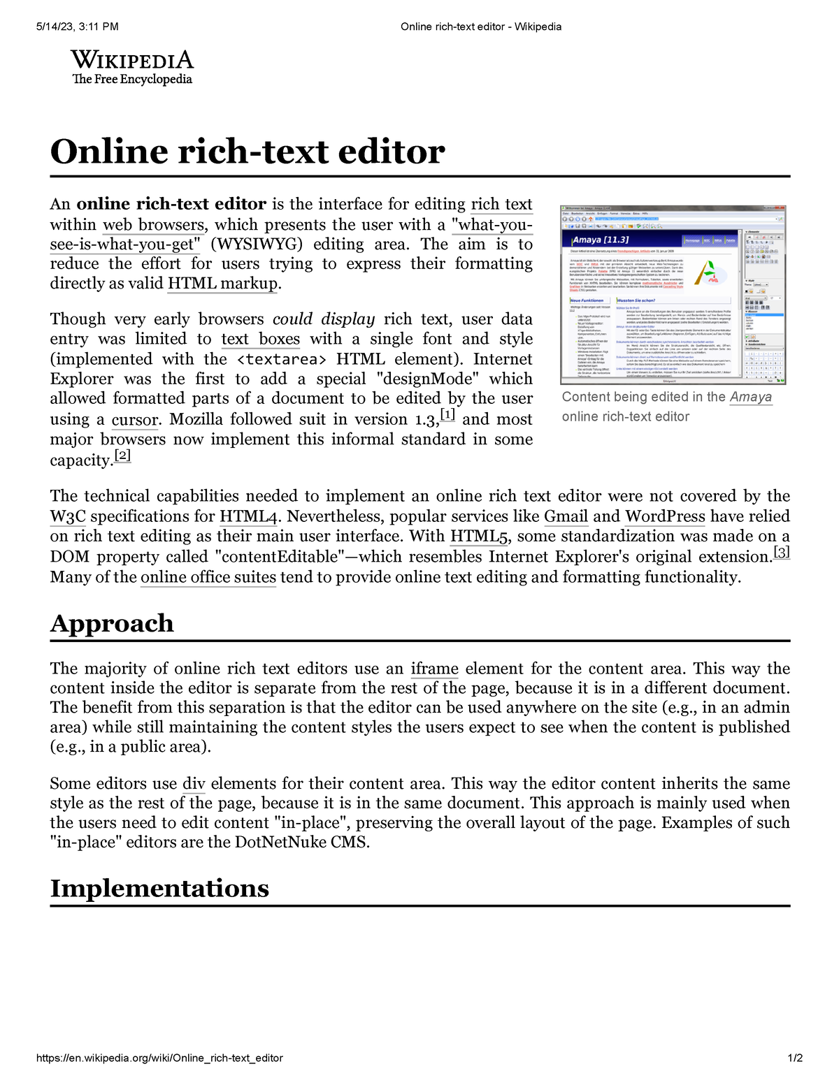 YUI Rich Text Editor - Wikipedia