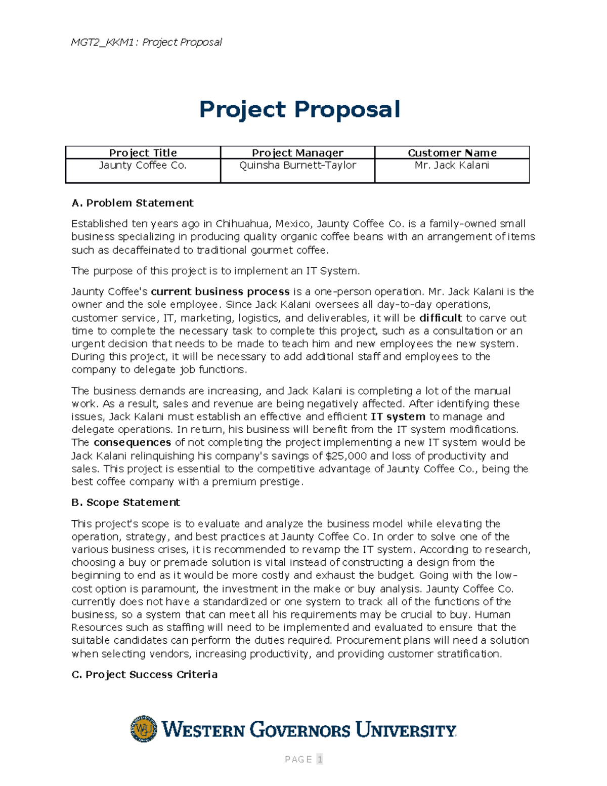 Project Proposal - Task 1 - Completed - MGT2_KKM1: Project Proposal ...