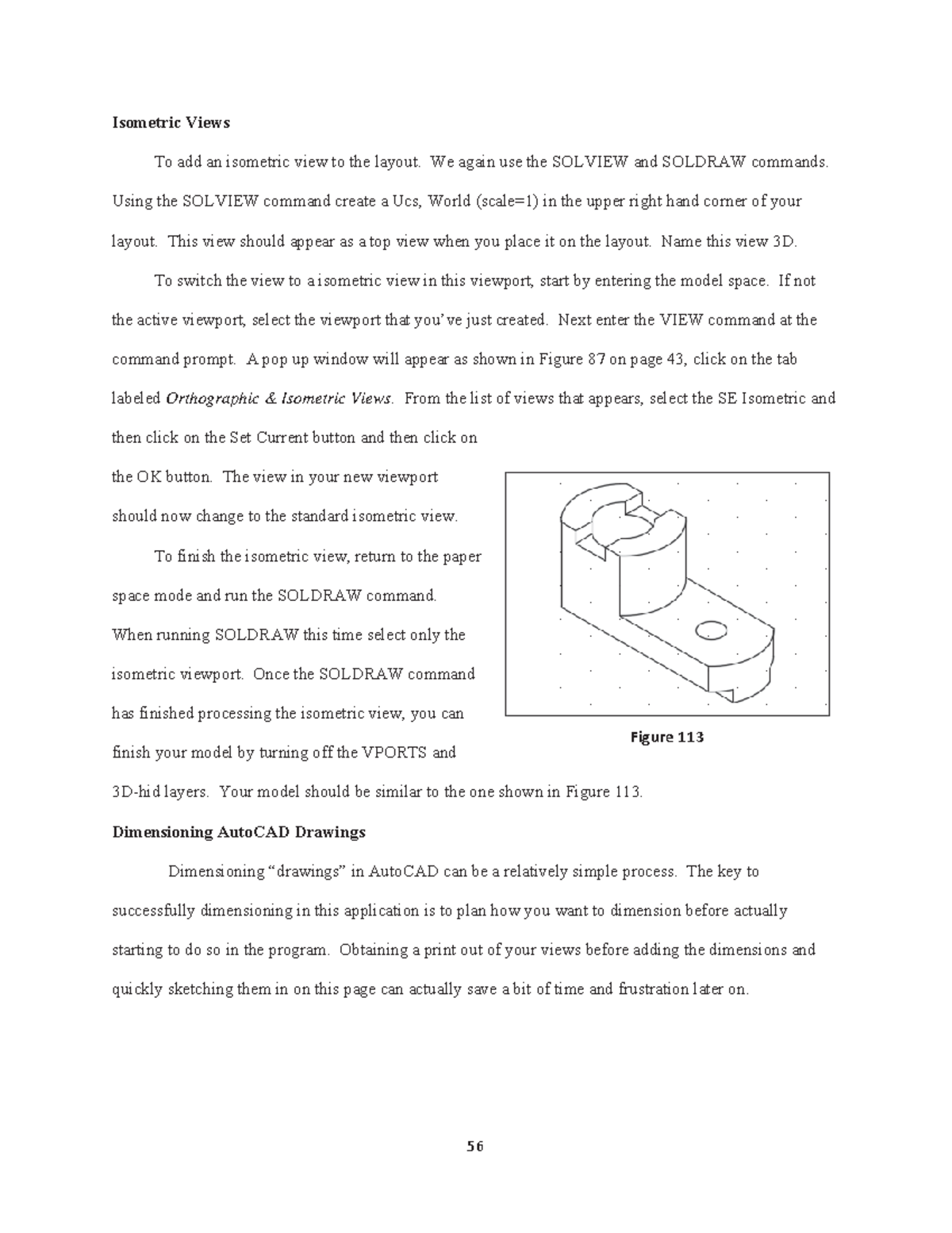 Autocad lecture p12 - Isometric Views To add an isometric view to the ...