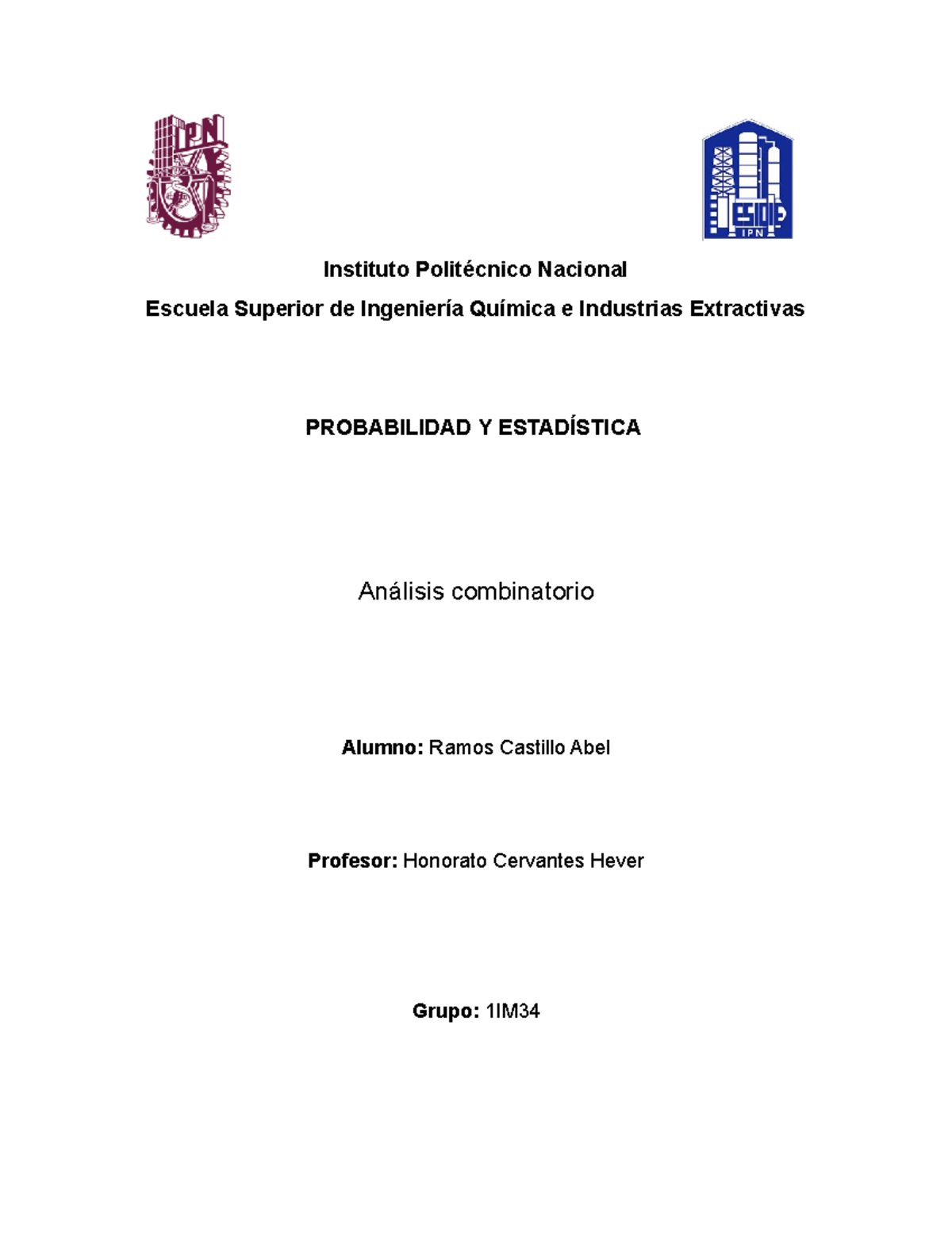 Analisis Combinatorio - Probabilidad - UNAM - Studocu