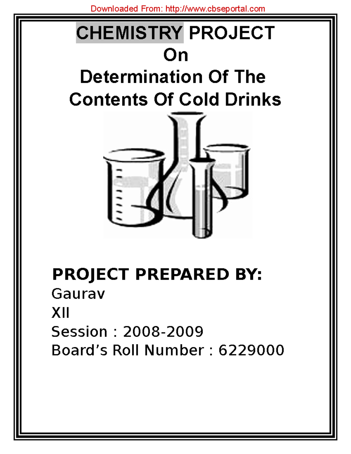 cbse-xii-chemistry-project-determination-of-the-contents-of-cold-drinks