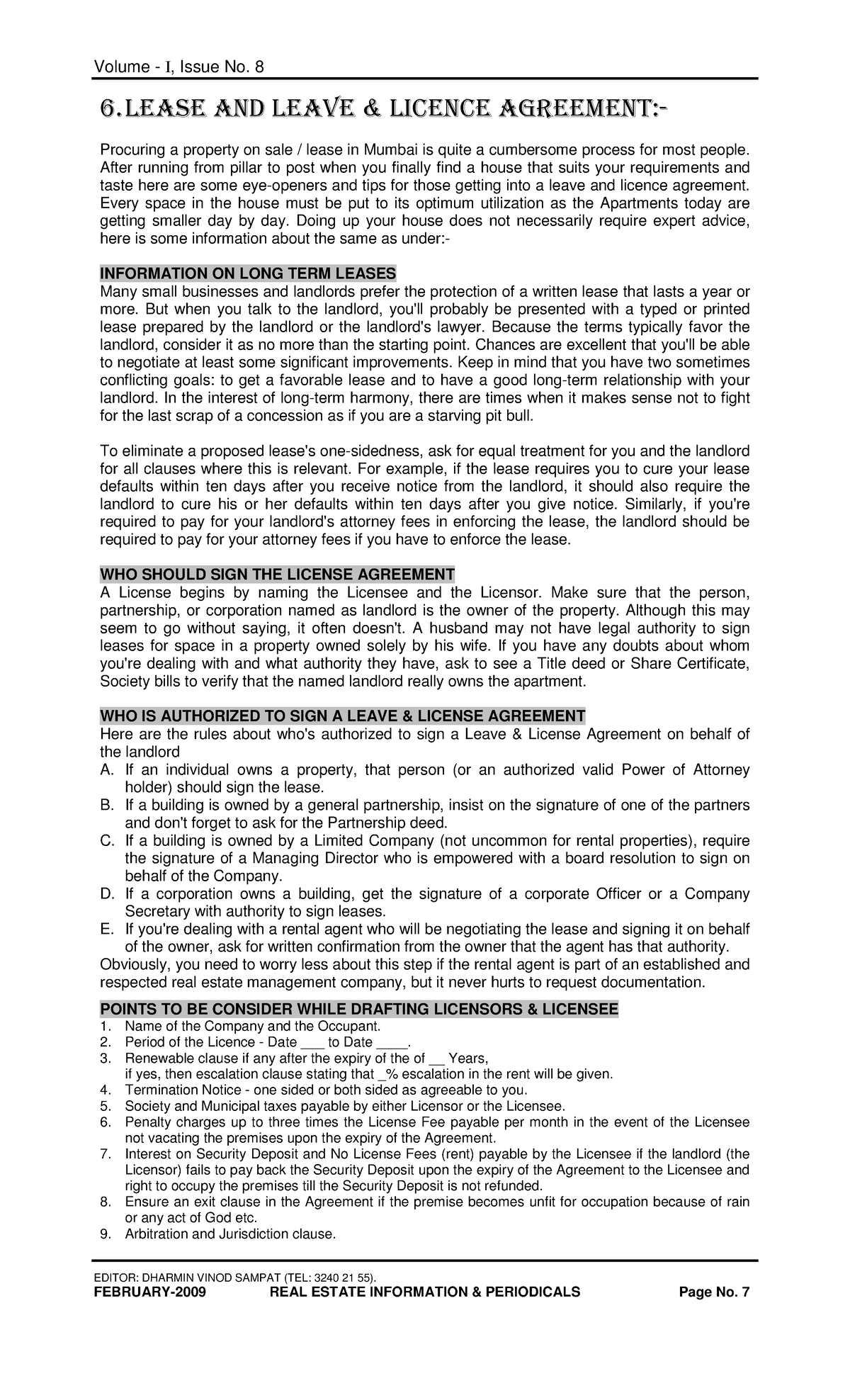 008-lease-and-leave-and-license-agreement-feb-09-volume-i-issue