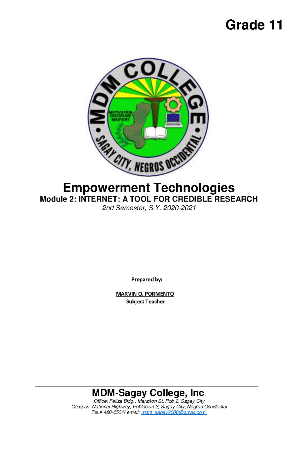 Module 2 - Empowernment Technologies - Business management - Studocu