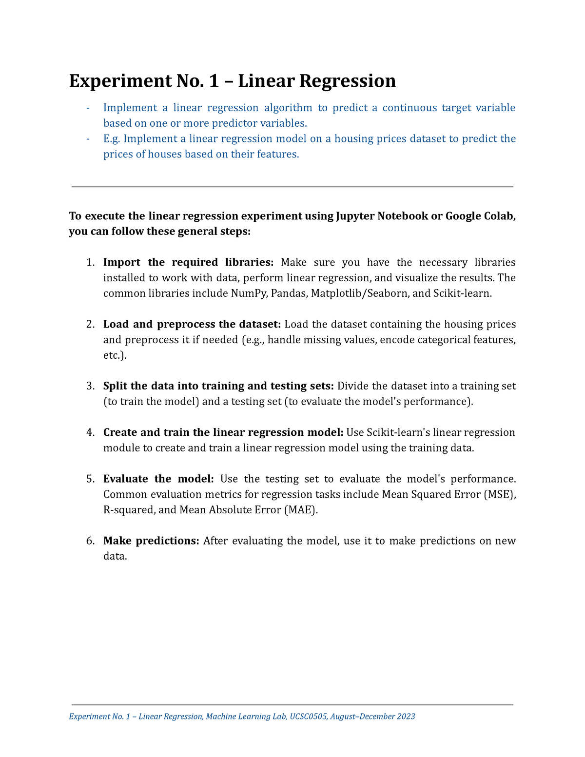 exp-1-experiment-no-1-linear-regression-implement-a-linear