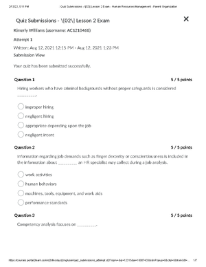 human resource management level 4 assignment