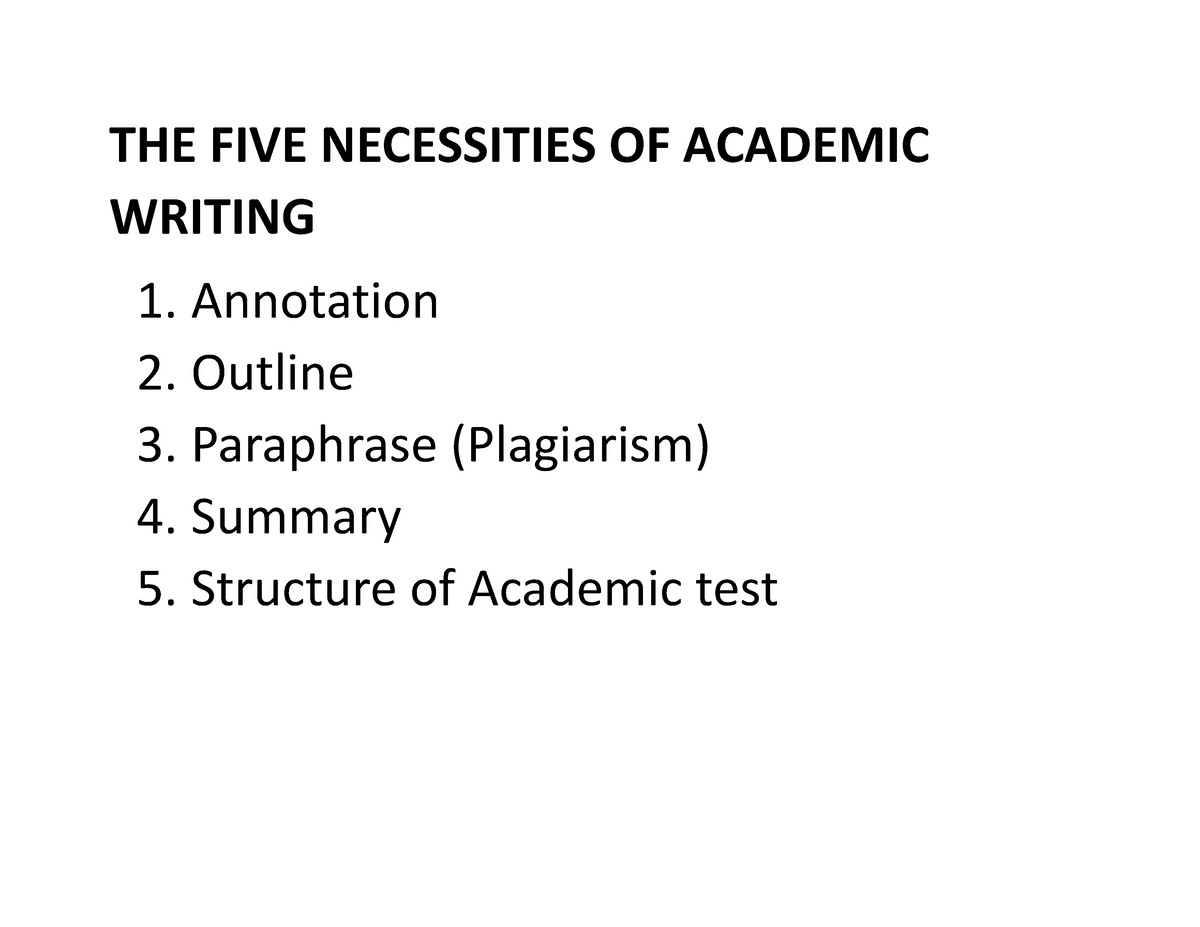 necessities-of-academic-writing-the-five-necessities-of-academic