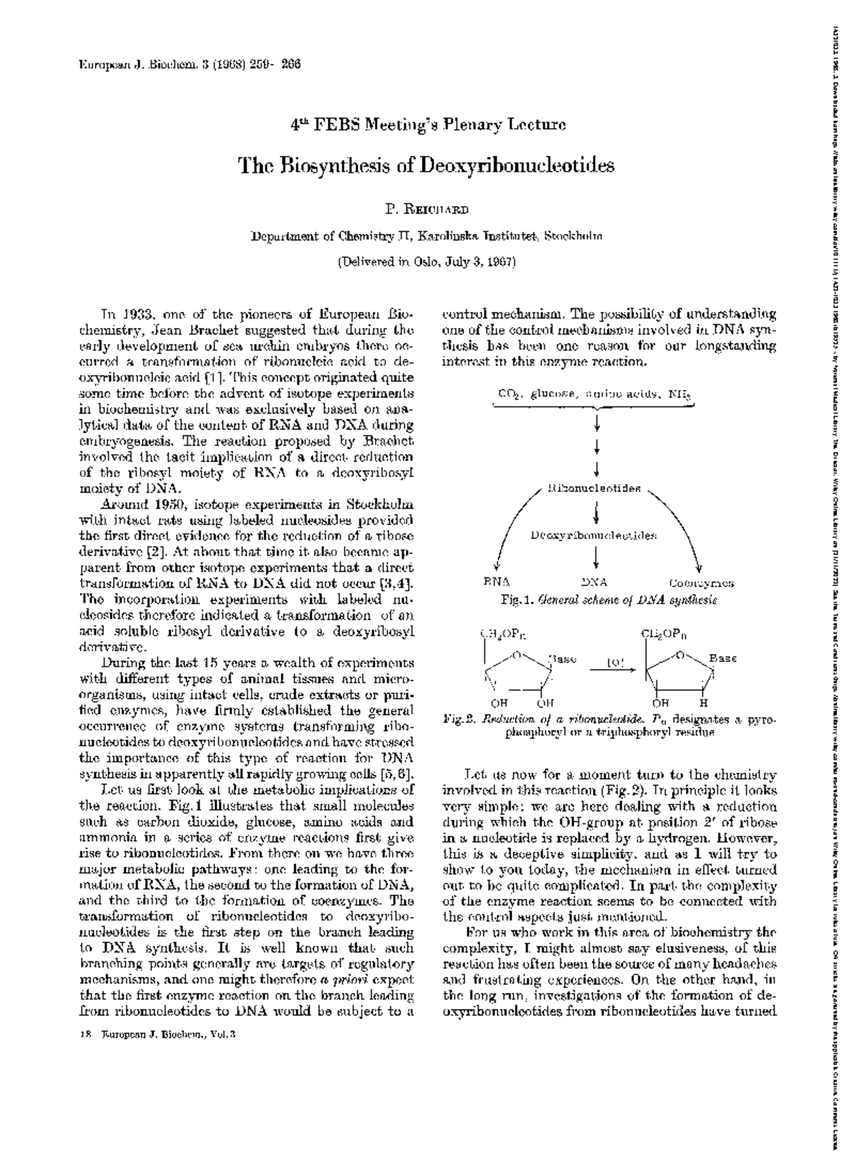 European Journal of Biochemistry - January 1968 - Reichard - The ...