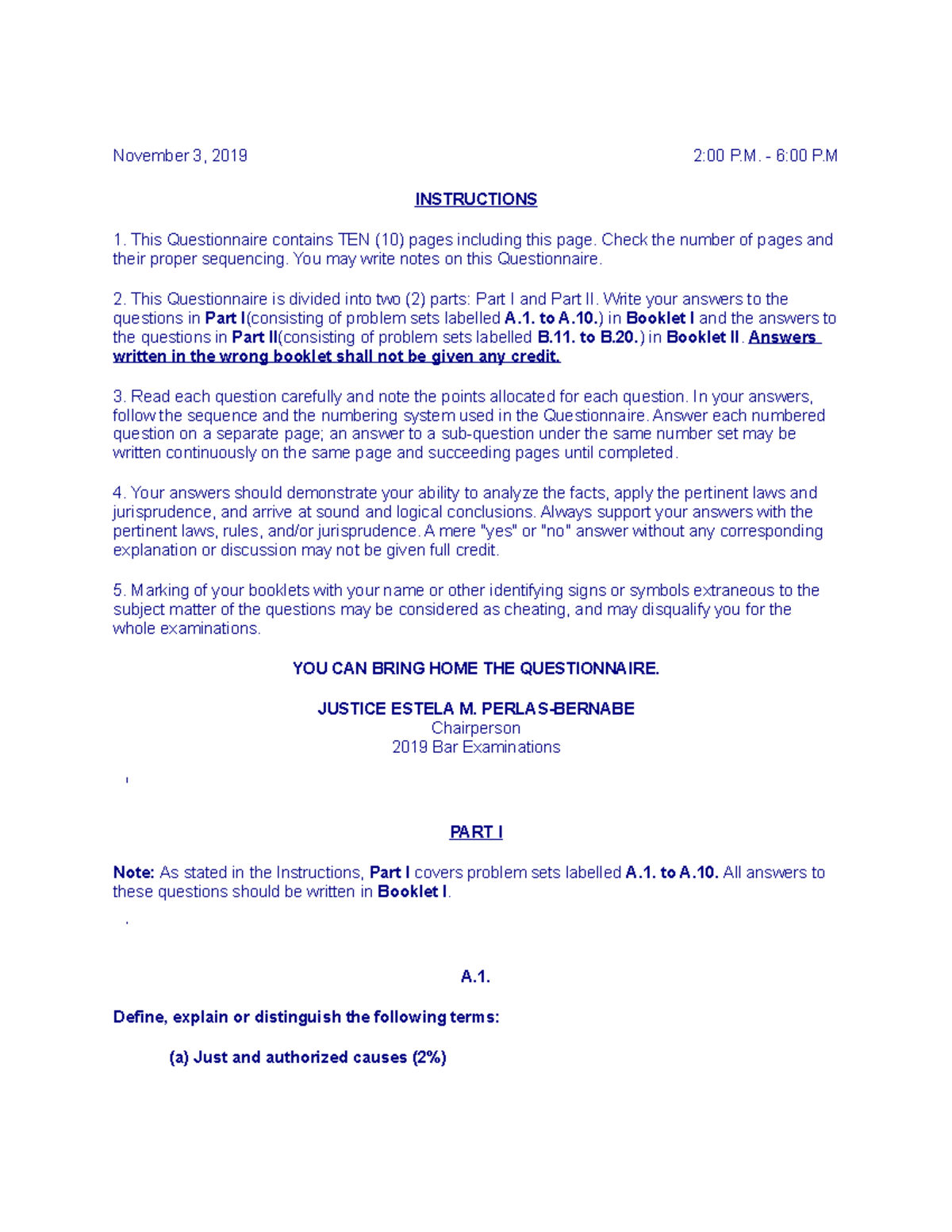 2019-bar-questions-november-3-2019-2-00-p-6-00-p-instructions