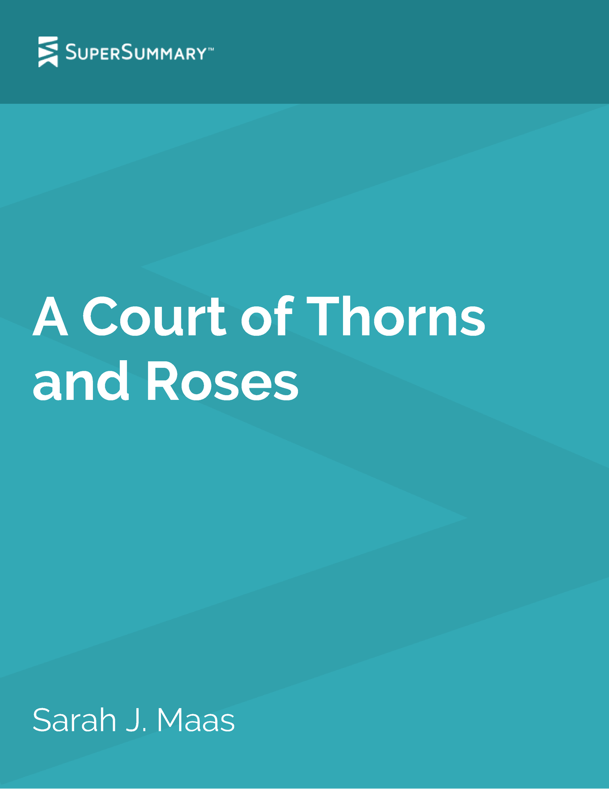 A Court of Thorns and Roses A Court of Thorns and Roses Sarah J Maas