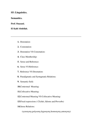 Semantics And Pragmatics - It Is The Scientific Study Of Meaning In The ...