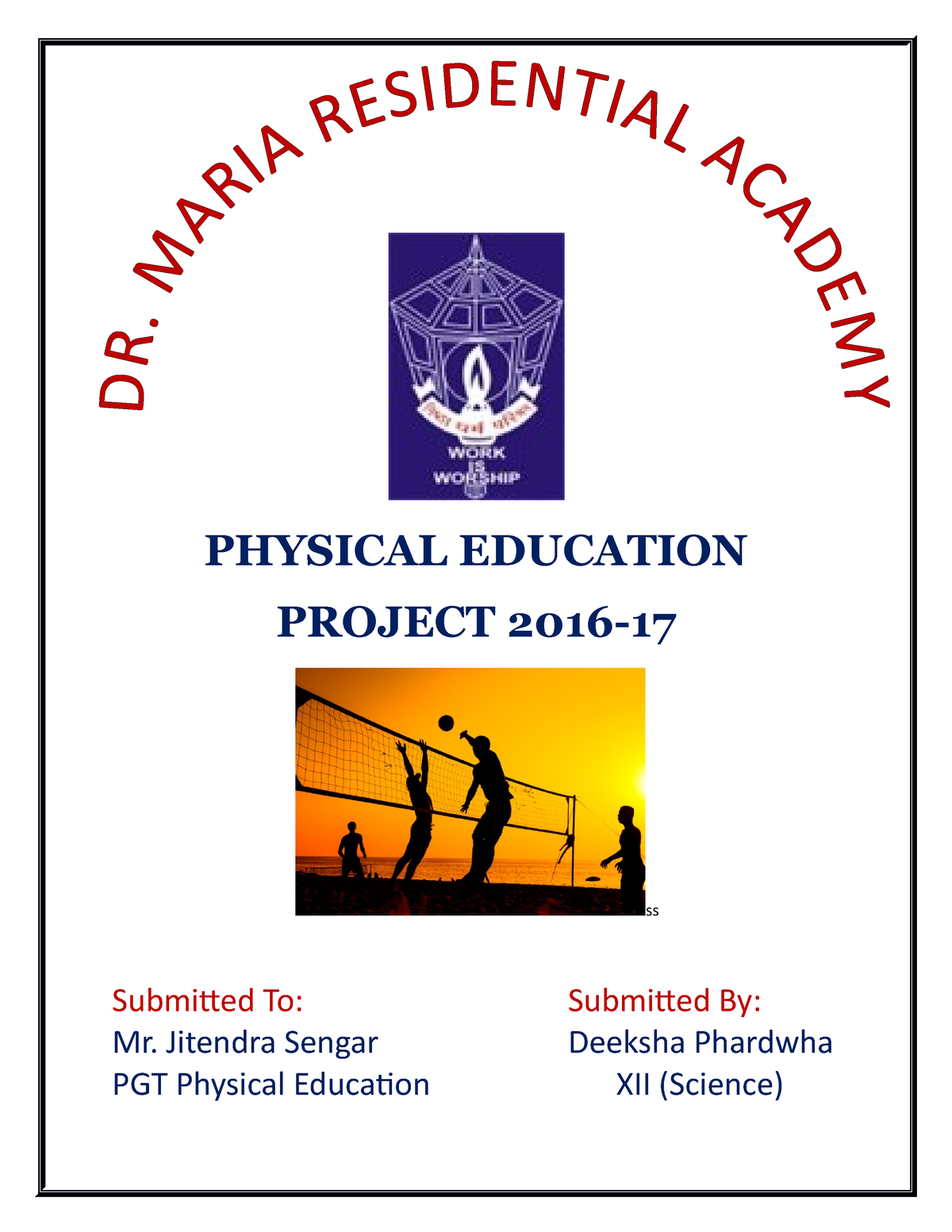 project topic for physical and health education