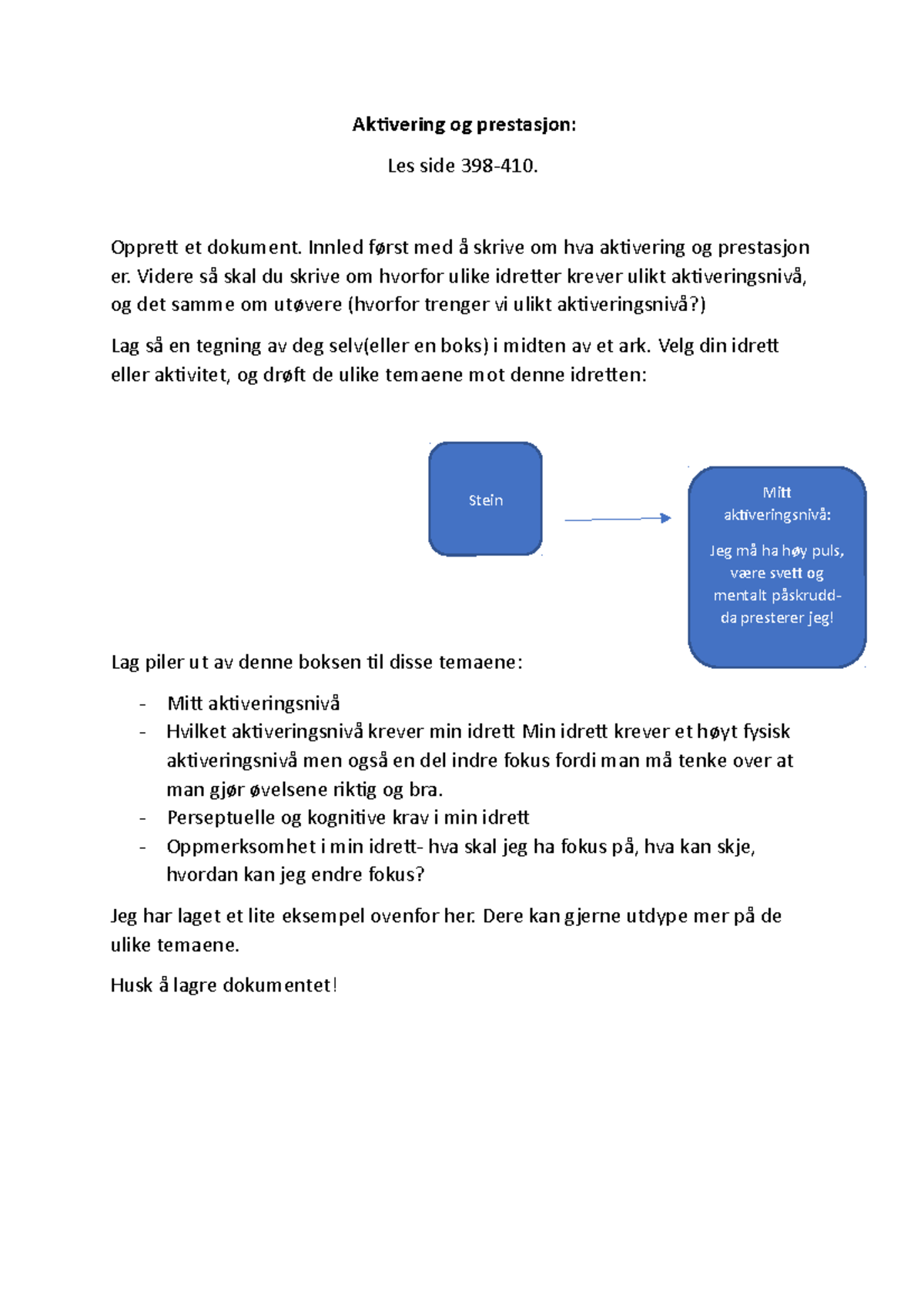 Treningslære- Idrettspsykologi - Aktivering Og Prestasjon: Les Side 398 ...