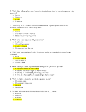 MLAB 1101 Homework Ch 3 - Review Questions Quality Management Consists ...