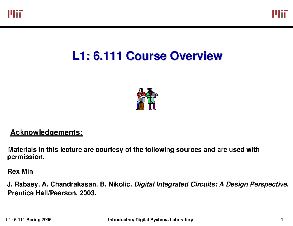L1 overview - this is it - L1: 6 Course OverviewL1: 6 Course Overview ...