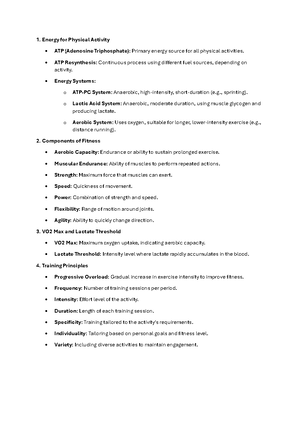 HPE external exam notes