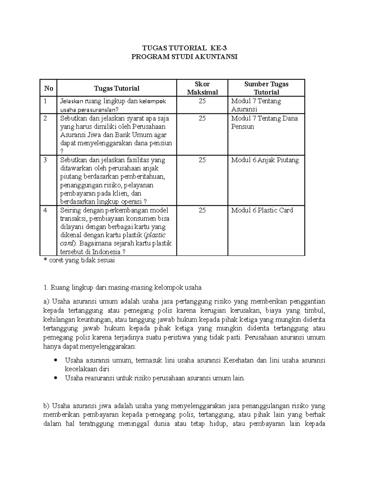 Tugas Tutorial KE 3 (done) - TUGAS TUTORIAL KE- PROGRAM STUDI AKUNTANSI ...