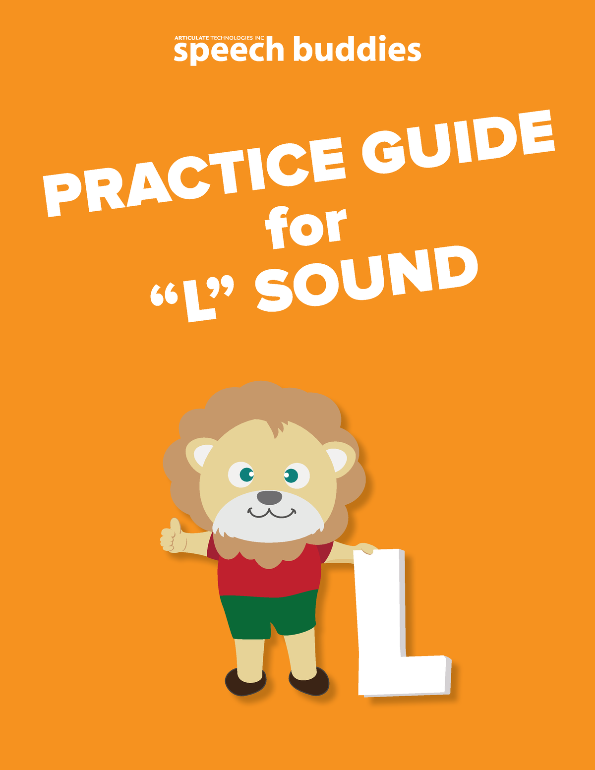 Lesson Plan-l - Letters Of The Alphabet - Speechbuddy Practice Guide 