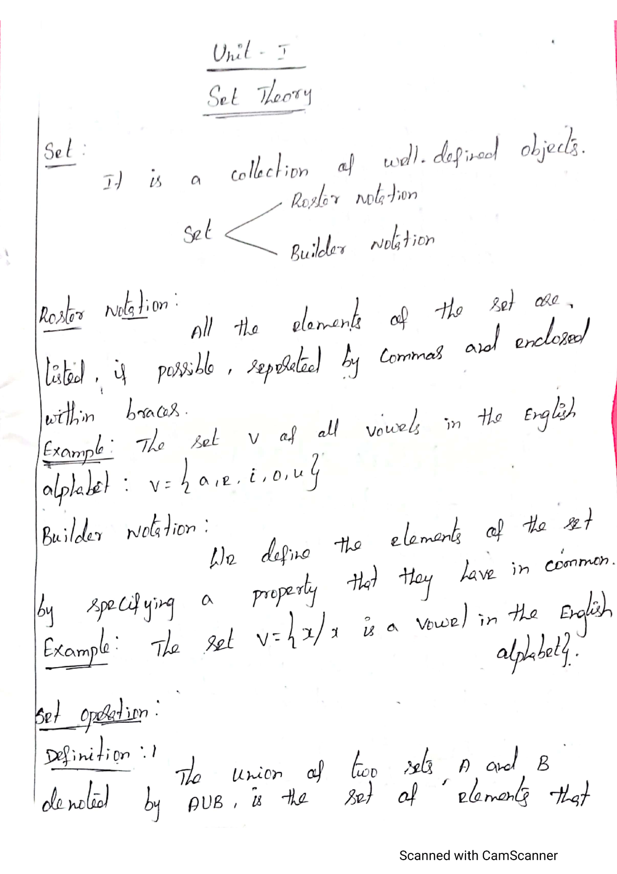 Unit 1 Set Theory - Discrete Mathematics - Studocu