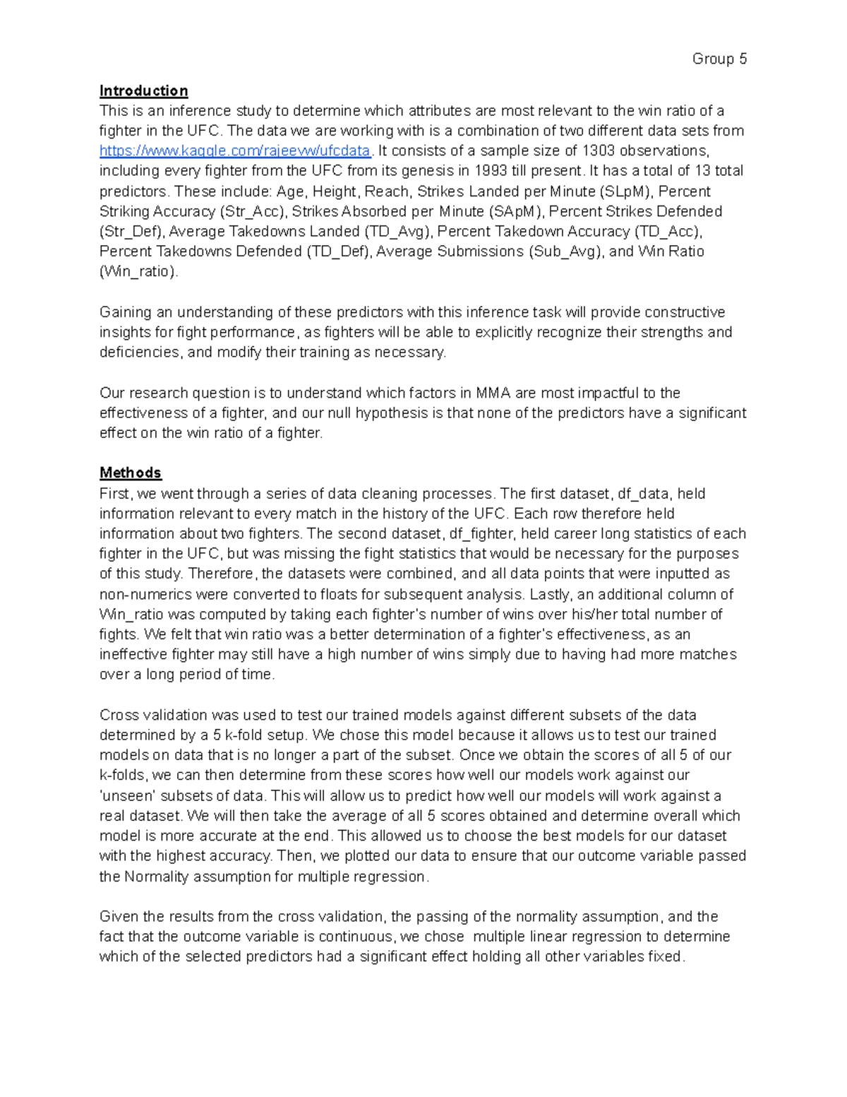 Cogs109 Final Project Example - Group 5 Introduction This is an ...