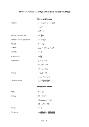 Sample Lab Report - Physical Analysis of The Crouch Jump 1 Introduction ...